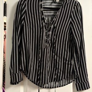 H&M divided Striped Women's Top